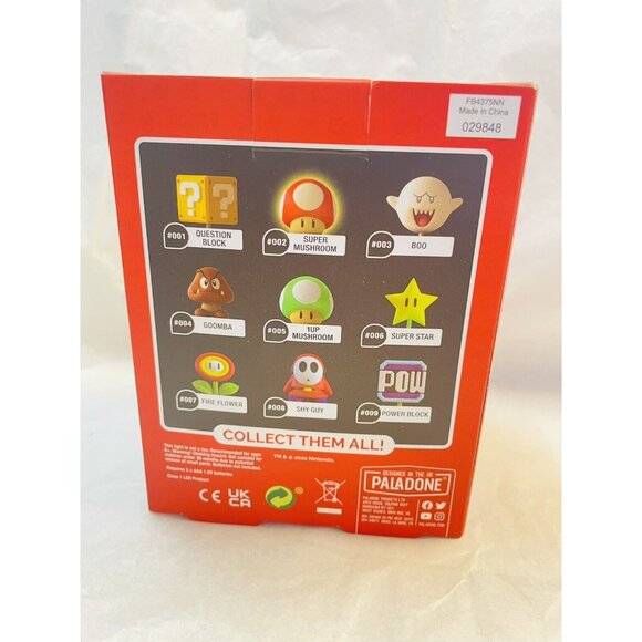 ICONS SUPER MARIO SUPER MUSHROOM LIGHT 5” - Picture 6 of 7